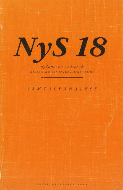 					Se Nr. 18 (1994): Samtaleanalyse
				