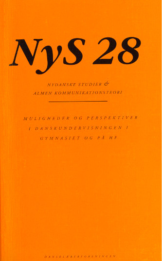 					Se Nr. 28 (1999): Muligheder og perspektiver i danskundervisningen i gymnasiet og på HF
				